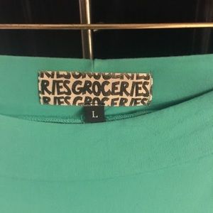 All natural soft skirt -teal color